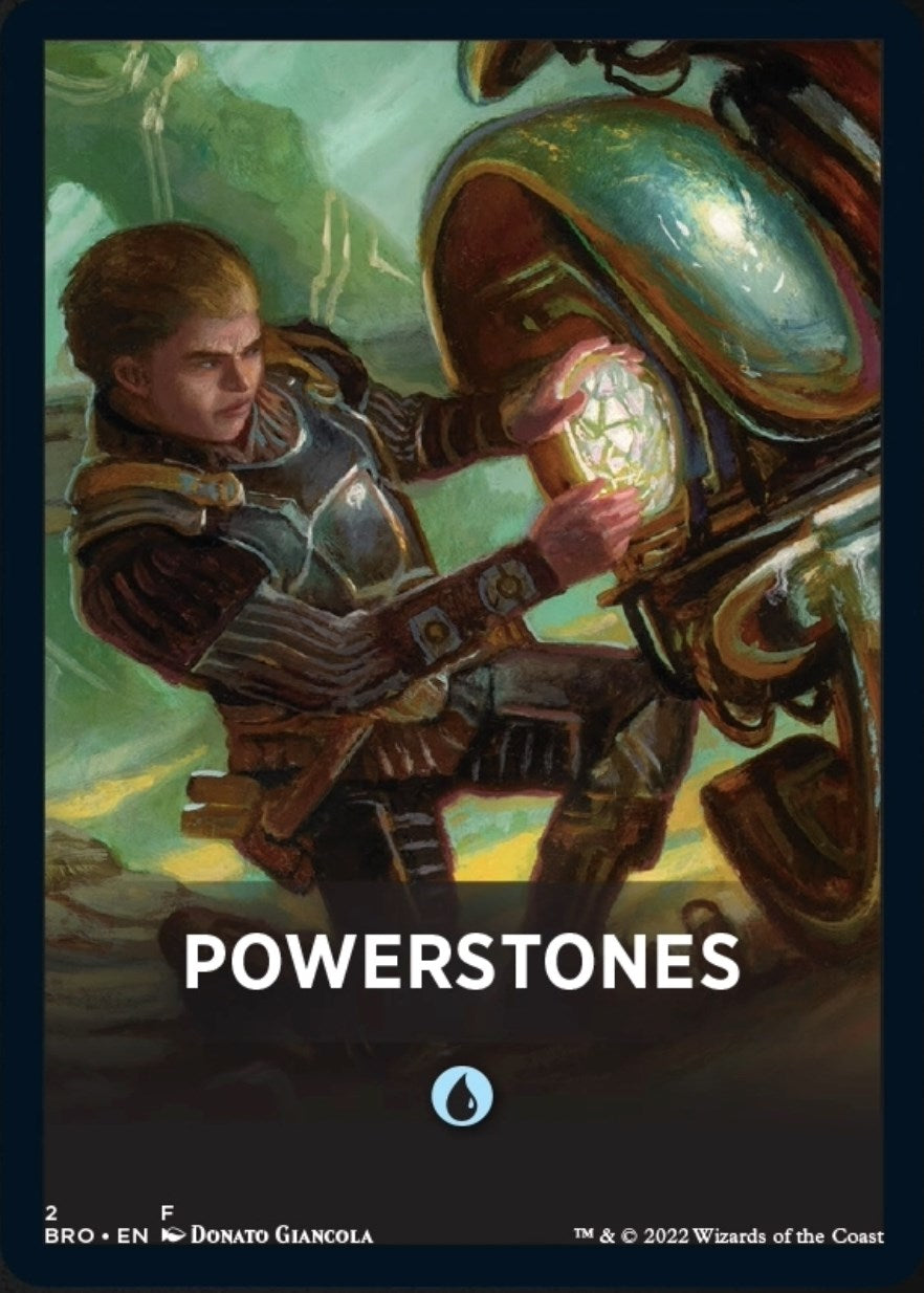 Powerstones Theme Card [The Brothers' War Tokens] | Devastation Store