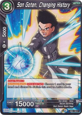 Son Goten, Changing History [DB3-106] | Devastation Store