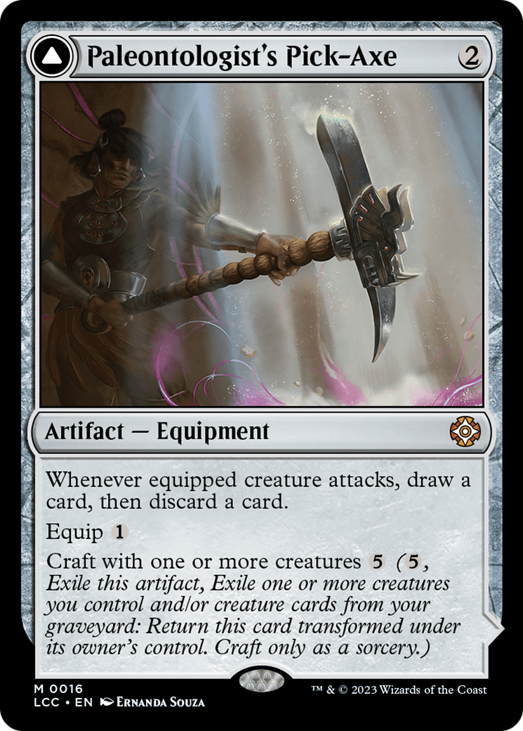 Paleontologist's Pick-Axe (Extended Art) [The Lost Caverns of Ixalan Commander] | Devastation Store