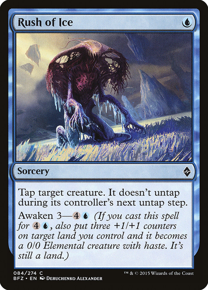 Rush of Ice [Battle for Zendikar] | Devastation Store