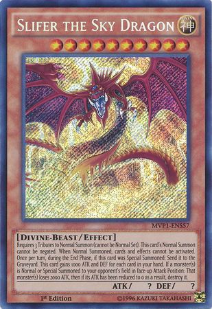 Slifer the Sky Dragon [MVP1-ENS57] Secret Rare | Devastation Store