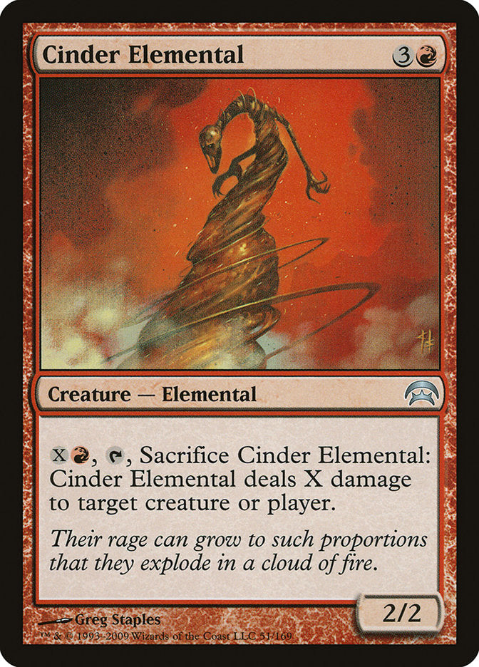 Cinder Elemental [Planechase] | Devastation Store
