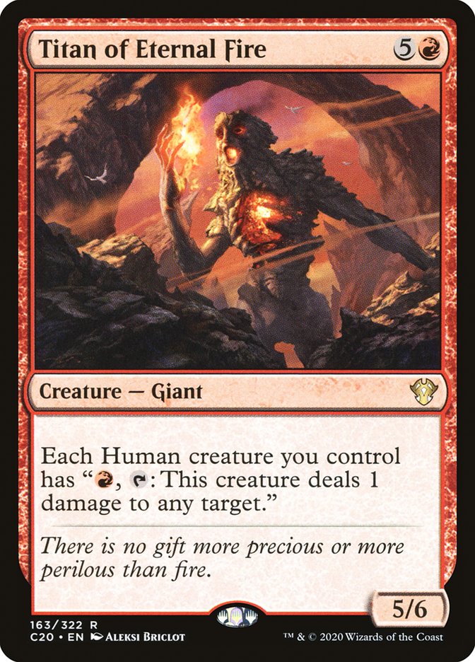 Titan of Eternal Fire [Commander 2020] | Devastation Store