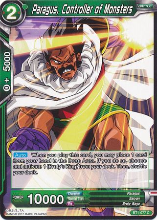 Paragus, Controller of Monsters [BT1-077] | Devastation Store