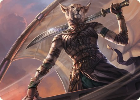 Mirri, Weatherlight Duelist Art Card [Commander Masters Art Series] | Devastation Store
