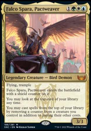 Falco Spara, Pactweaver (Promo Pack) [Streets of New Capenna Promos] | Devastation Store