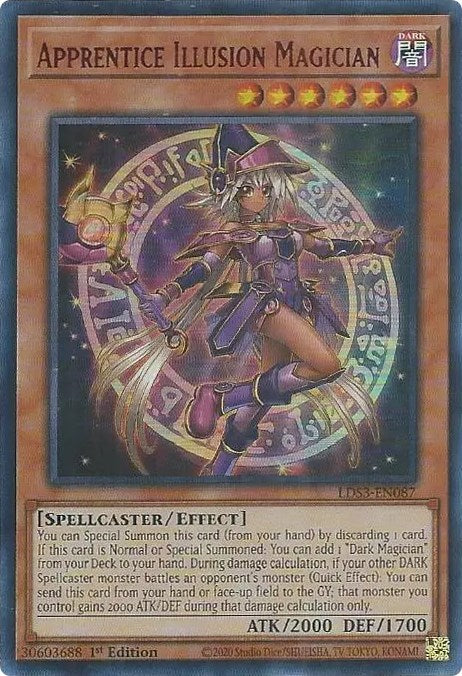 Apprentice Illusion Magician (Red) [LDS3-EN087] Ultra Rare | Devastation Store