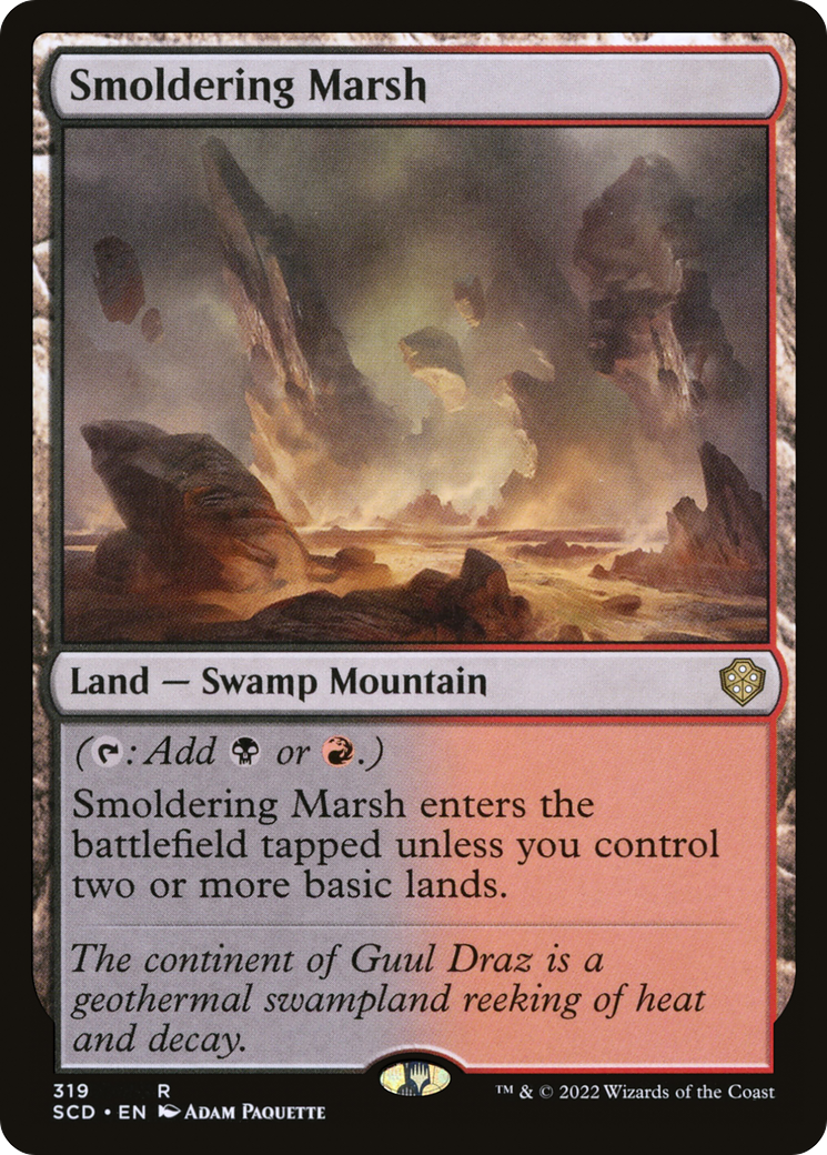 Smoldering Marsh [Starter Commander Decks] | Devastation Store