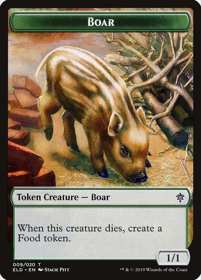 Boar [Throne of Eldraine Tokens] | Devastation Store