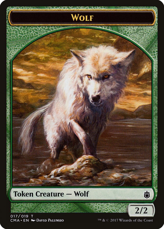 Wolf (017/019) [Commander Anthology Tokens] - Devastation Store | Devastation Store