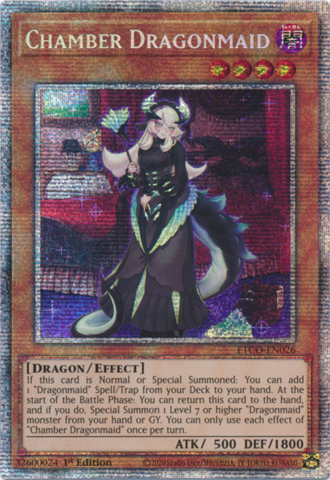 Chamber Dragonmaid [ETCO-EN026] Starlight Rare | Devastation Store