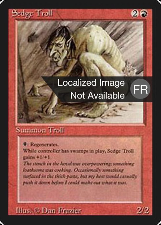 Sedge Troll [Foreign Black Border] | Devastation Store