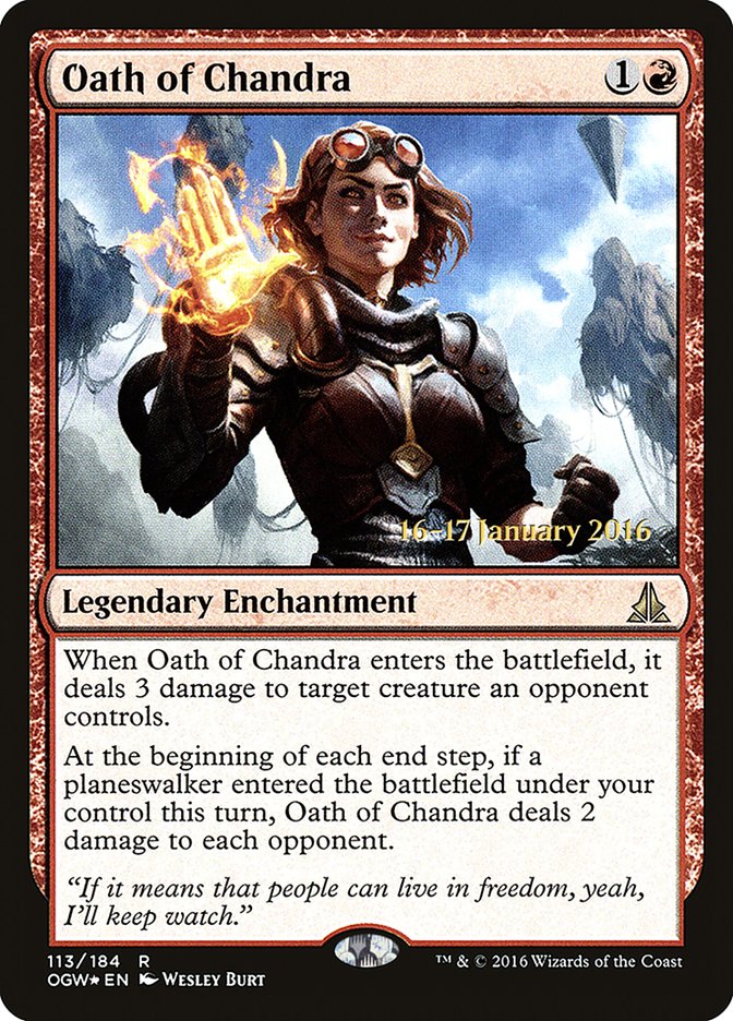 Oath of Chandra [Oath of the Gatewatch Prerelease Promos] - Devastation Store | Devastation Store