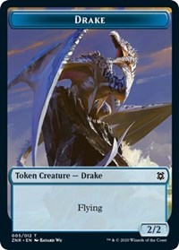 Drake // Insect Double-sided Token [Zendikar Rising Tokens] | Devastation Store