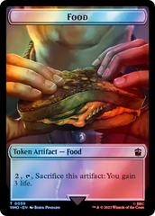 Alien Angel // Food (0059) Double-Sided Token (Surge Foil) [Doctor Who Tokens] | Devastation Store