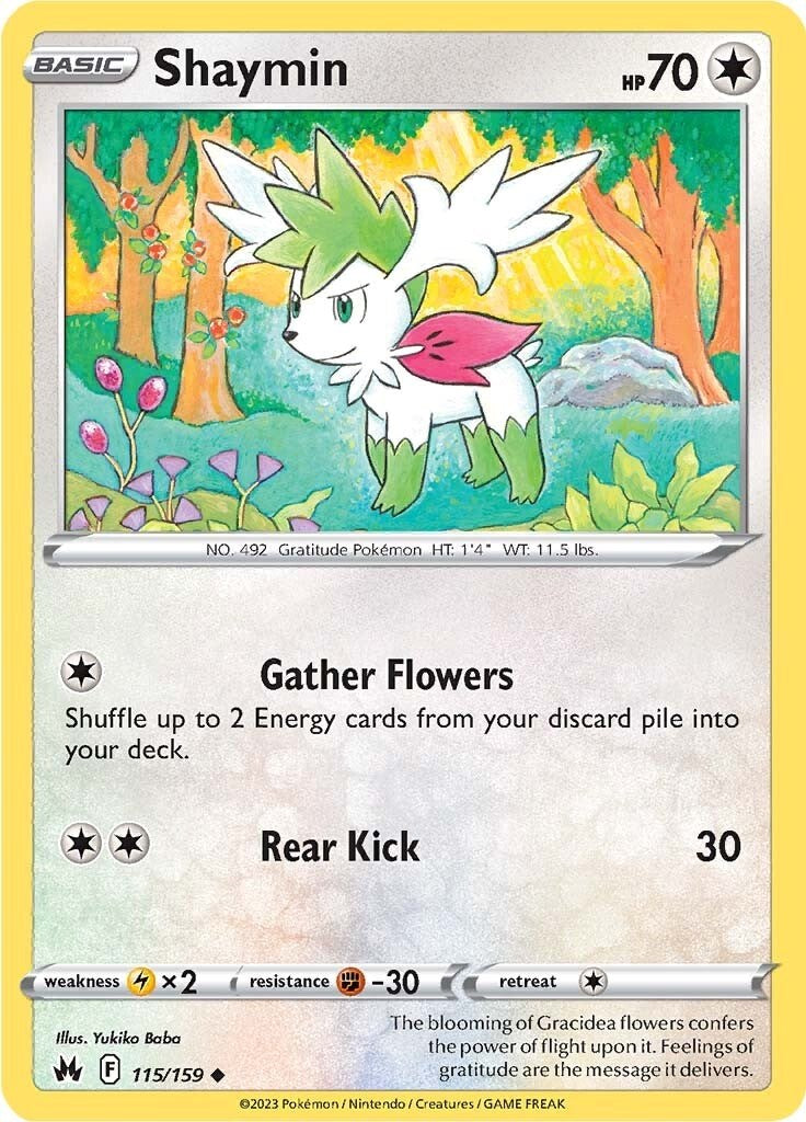 Shaymin (115/159) [Sword & Shield: Crown Zenith] | Devastation Store