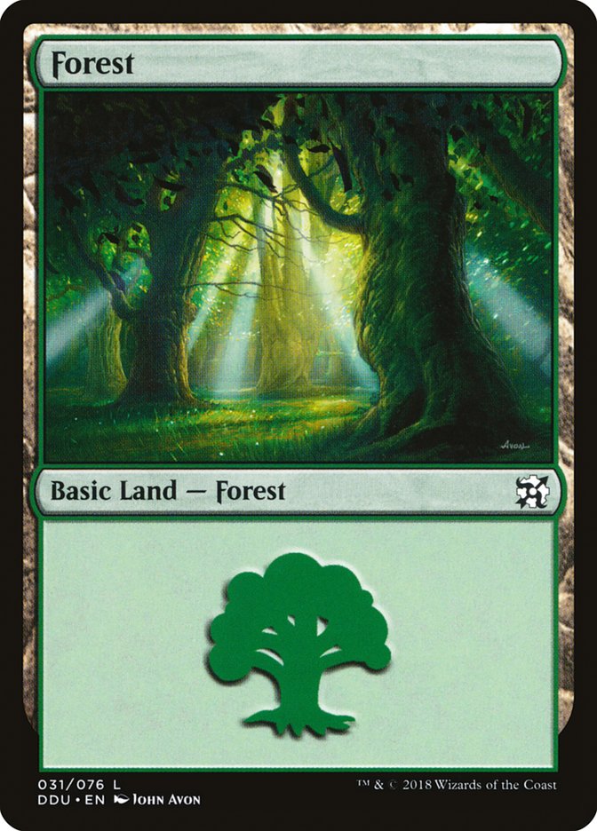 Forest (31) [Duel Decks: Elves vs. Inventors] - Devastation Store | Devastation Store