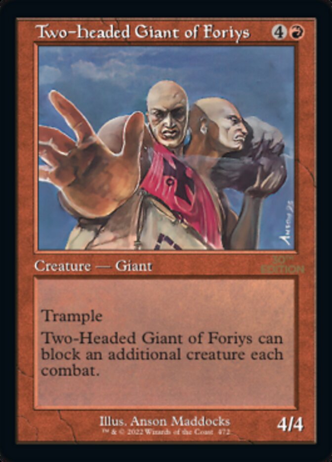 Two-Headed Giant of Foriys (Retro) [30th Anniversary Edition] | Devastation Store