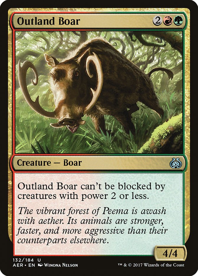 Outland Boar [Aether Revolt] - Devastation Store | Devastation Store