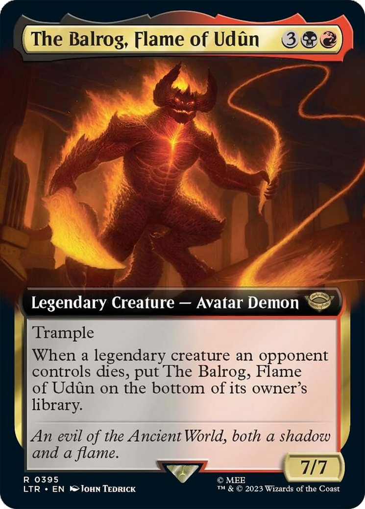 The Balrog, Flame of Udun (Extended Art) [The Lord of the Rings: Tales of Middle-Earth] | Devastation Store