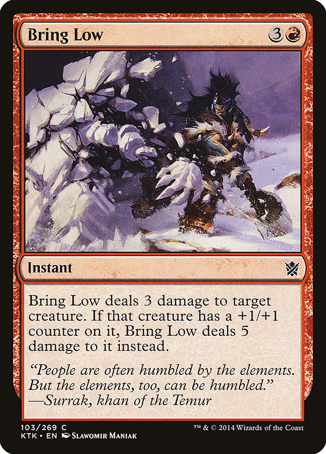 Bring Low [Khans of Tarkir] | Devastation Store