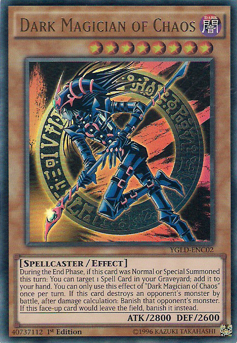 Dark Magician of Chaos [YGLD-ENC02] Ultra Rare | Devastation Store