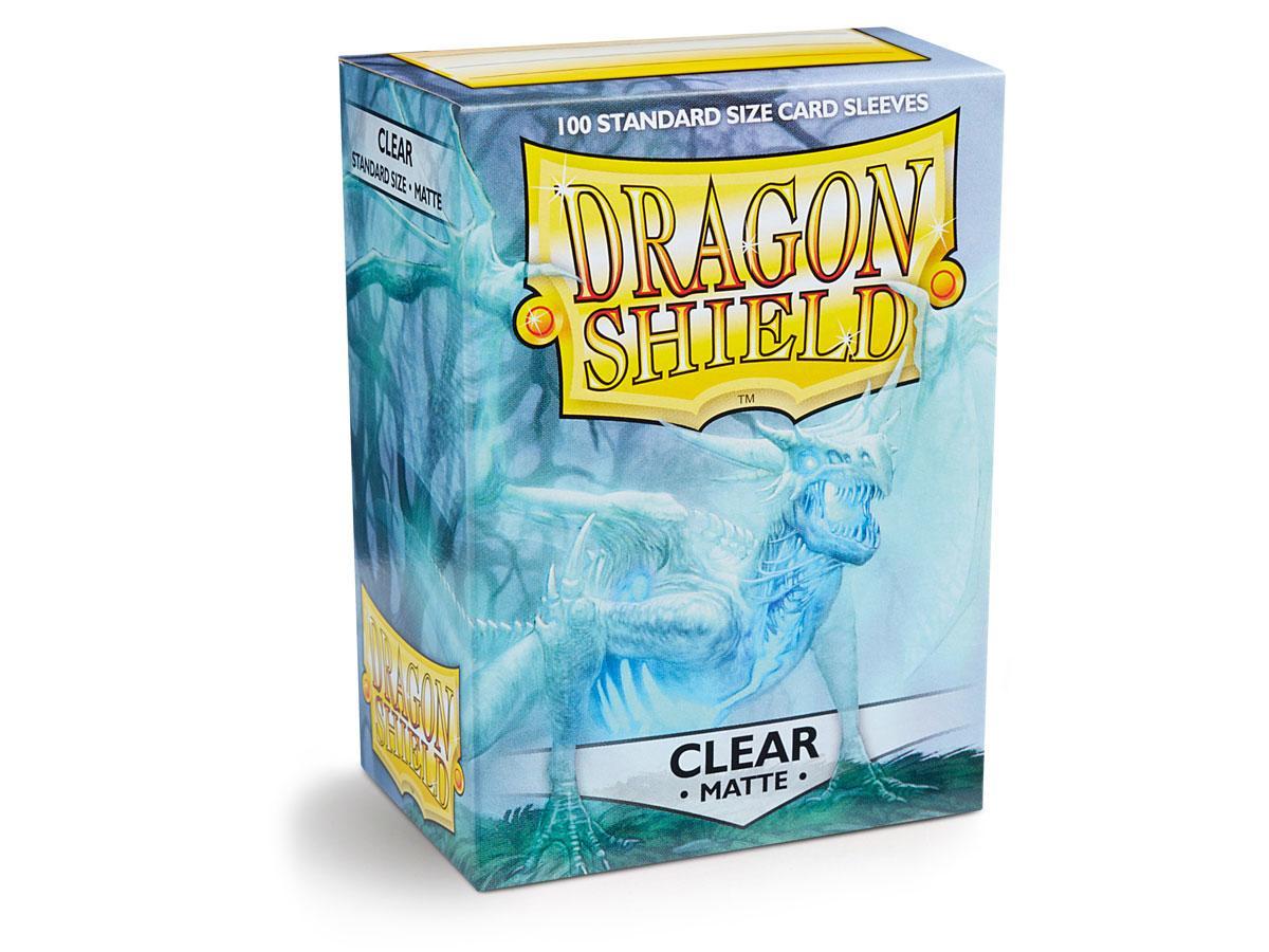 Dragon Shield Matte Sleeve - Clear ‘Angrozh’ 100ct - Devastation Store | Devastation Store