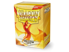 Dragon Shield Matte Sleeve - Yellow ‘Elichaphaz’ 100ct - Devastation Store | Devastation Store