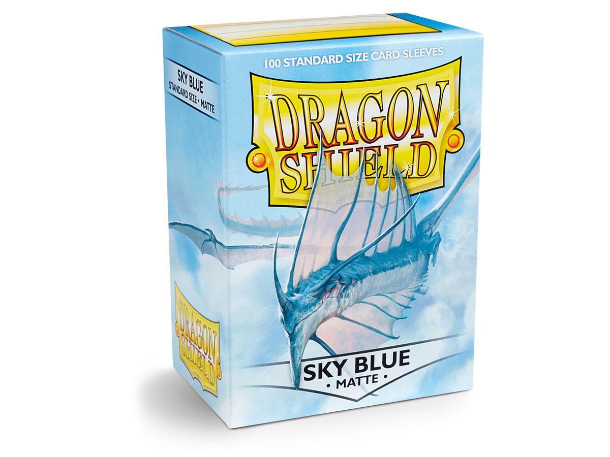 Dragon Shield Matte Sleeve - Sky Blue ‘Strata’ 100ct - Devastation Store | Devastation Store