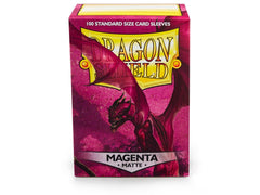 Dragon Shield Matte Sleeve - Magenta ‘Fuchsin’ 100ct - Devastation Store | Devastation Store