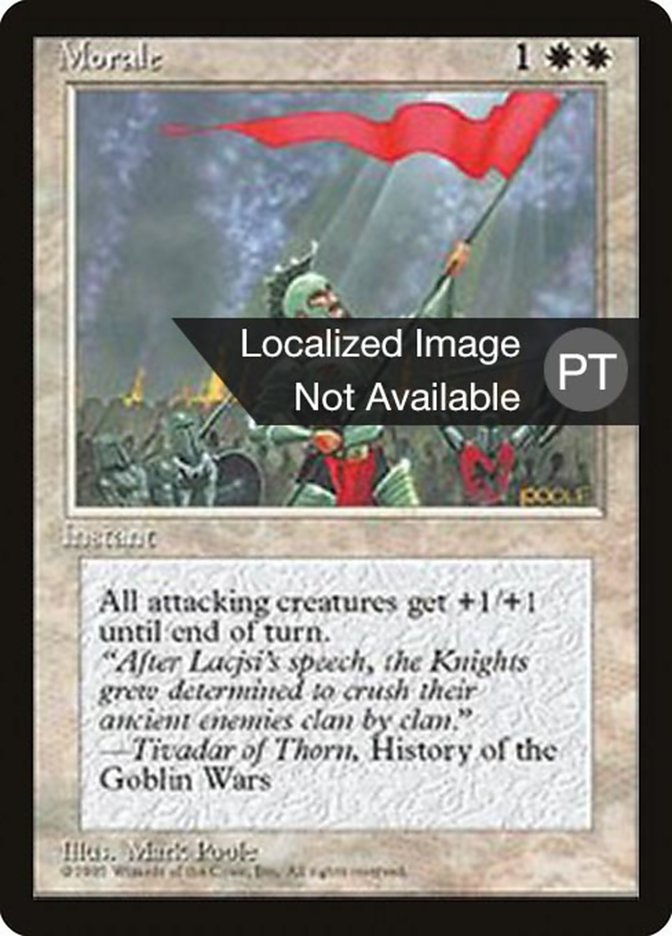 Morale [Fourth Edition (Foreign Black Border)] | Devastation Store