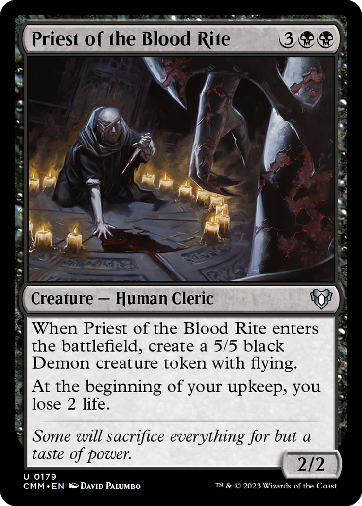 Priest of the Blood Rite [Commander Masters] | Devastation Store