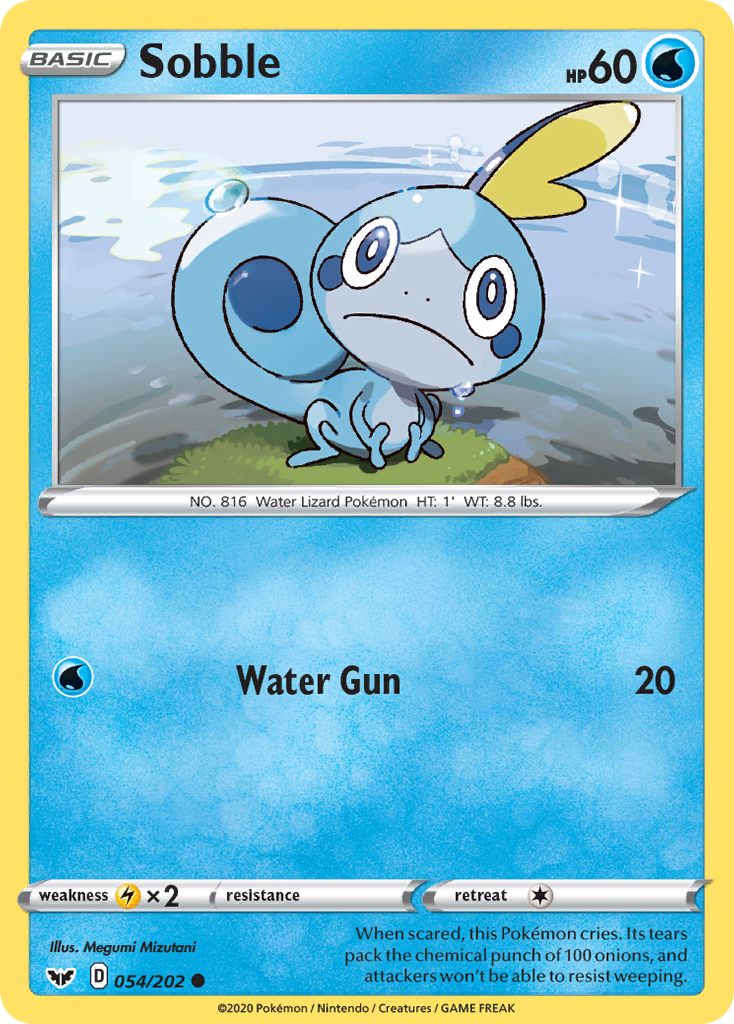 Sobble (054/202) [Sword & Shield: Base Set] | Devastation Store