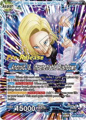 Android 18 // Android 18, Impenetrable Rushdown (BT20-023) [Power Absorbed Prerelease Promos] | Devastation Store