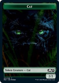 Cat (011) // Dog Double-sided Token [Core Set 2021 Tokens] | Devastation Store