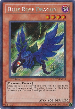 Blue Rose Dragon [EXVC-EN099] Secret Rare | Devastation Store