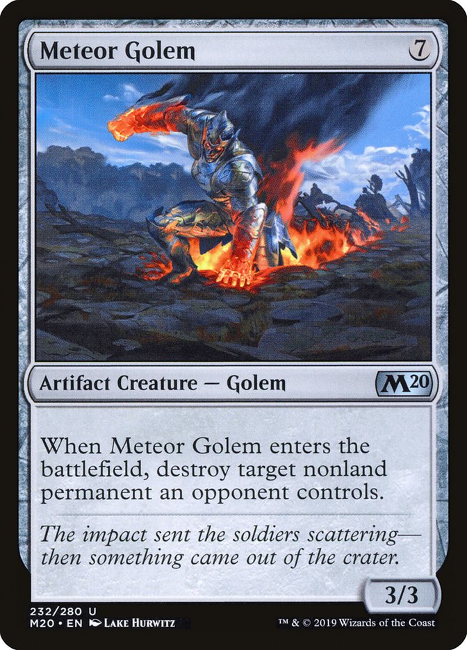 Meteor Golem [Core Set 2020] | Devastation Store