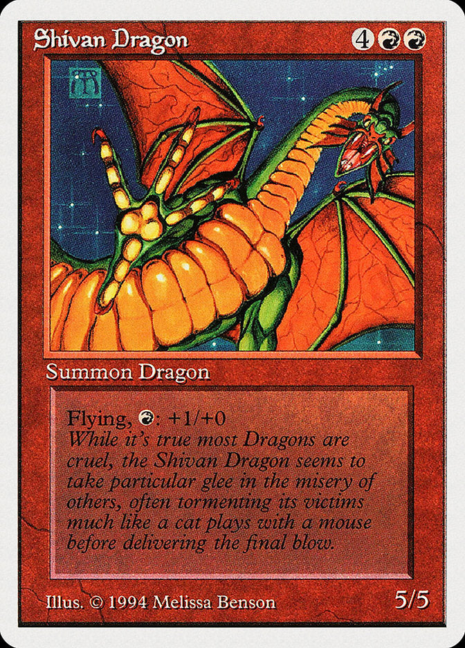 Shivan Dragon [Summer Magic / Edgar] | Devastation Store