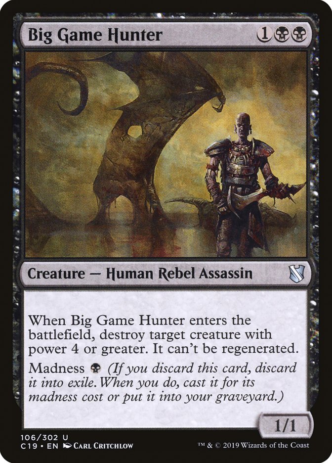 Big Game Hunter [Commander 2019] | Devastation Store