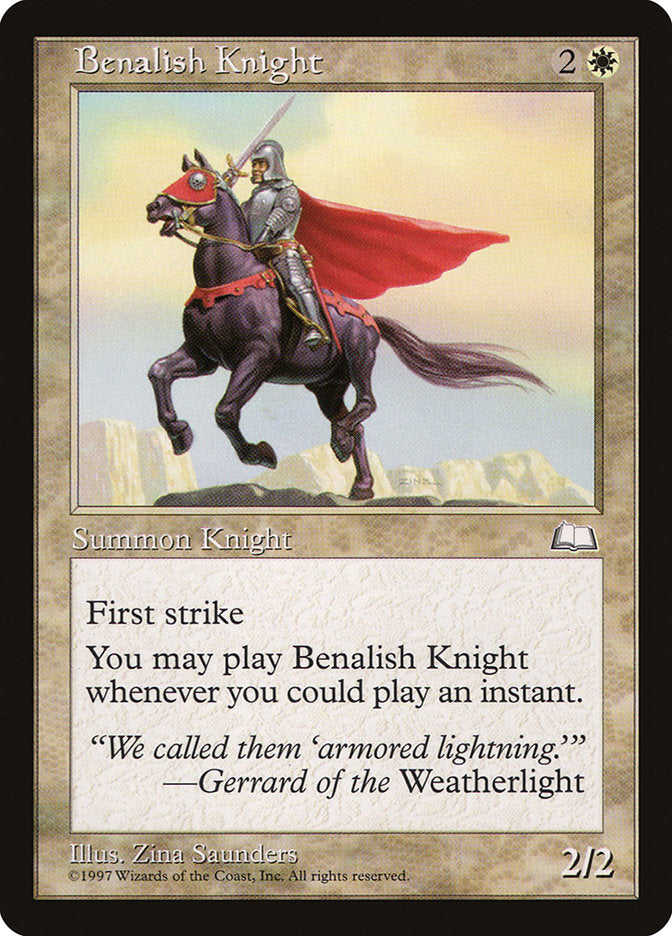 Benalish Knight [Weatherlight] | Devastation Store