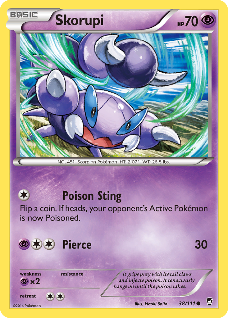 Skorupi (38/111) [XY: Furious Fists] | Devastation Store