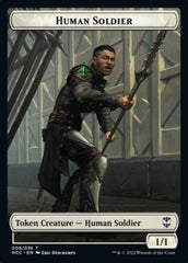 Eldrazi // Human Soldier Double-sided Token [Streets of New Capenna Commander Tokens] | Devastation Store