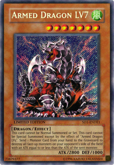 Armed Dragon Lv7 [SD1-ENDE1] Secret Rare | Devastation Store