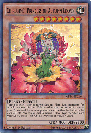 Chirubime, Princess of Autumn Leaves [MP14-EN216] Super Rare | Devastation Store