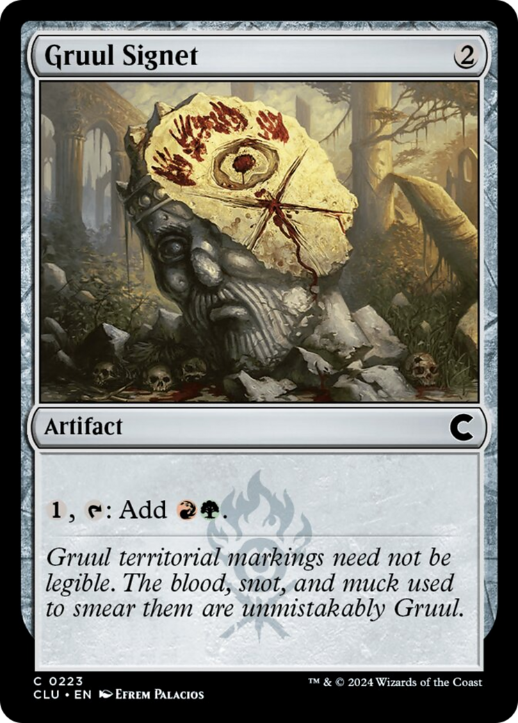 Gruul Signet [Ravnica: Clue Edition] | Devastation Store