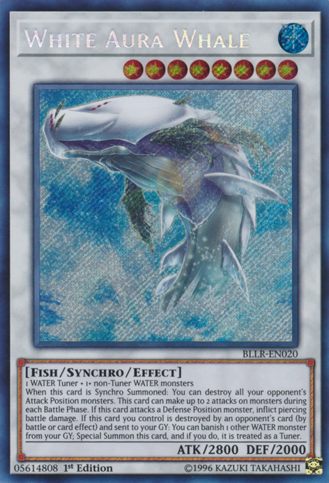 White Aura Whale [BLLR-EN020] Secret Rare | Devastation Store