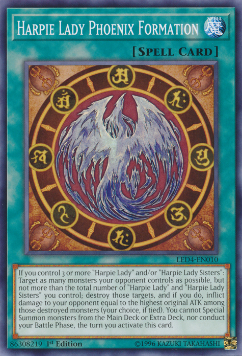 Harpie Lady Phoenix Formation [LED4-EN010] Common | Devastation Store