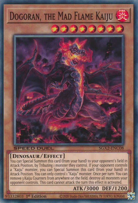 Dogoran, the Mad Flame Kaiju [SGX2-ENC08] Secret Rare | Devastation Store