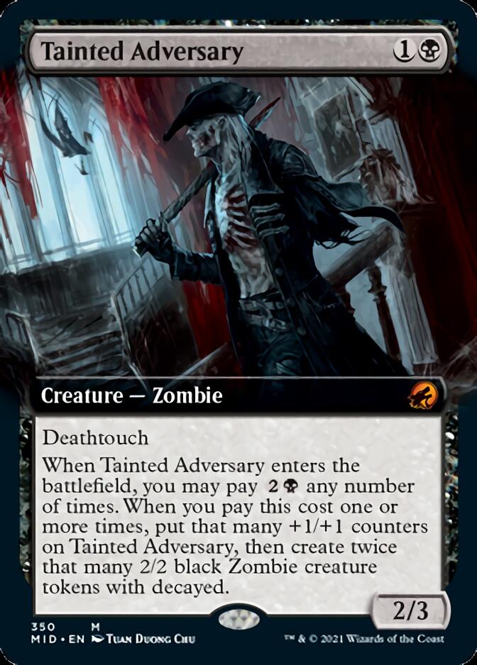 Tainted Adversary (Extended) [Innistrad: Midnight Hunt] | Devastation Store