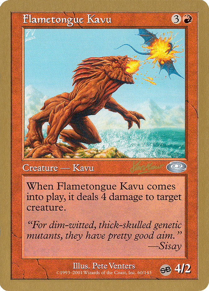 Flametongue Kavu (Sim Han How) (SB) [World Championship Decks 2002] | Devastation Store